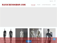 Tablet Screenshot of manichinoshop.com
